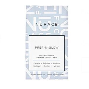 NUFACE Prep and Glow Cleansing Cloths.